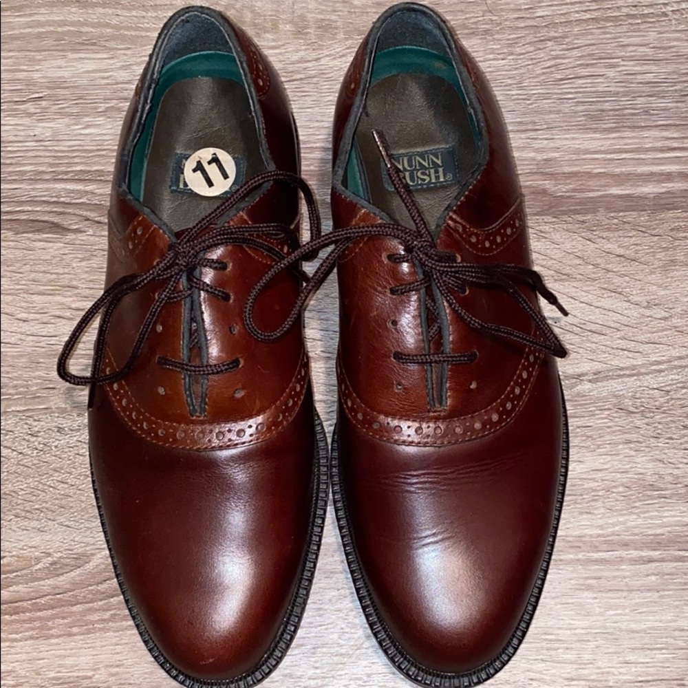 Nunn Bush | brown Leather Oxfords.  Size 11